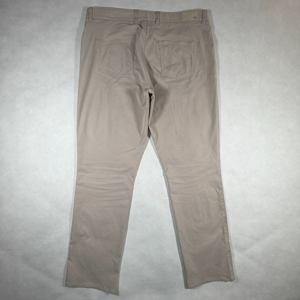 Peter Millar Mens 38x32 Performance Five Pocket Pants Golf Khaki Tan‎ Beige - Picture 12 of 12